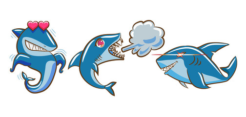 Cute Baby Shark Clipart Free