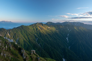 山 風景 緑 自然