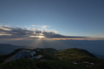 山 風景 緑 自然