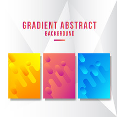 Colorful Gradient abstract background template
