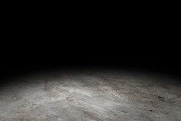 Grunge concrete floor texture perspective background for display or montage of product,Mock up...