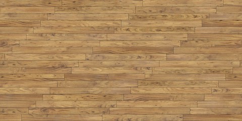 Plakat Seamless wood parquet texture (linear light brown)