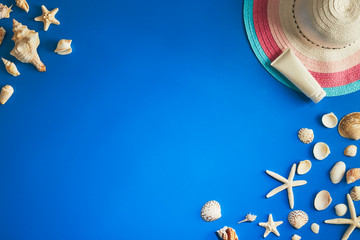 Frame vacation and summer banner