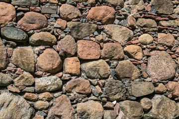 beautiful ancient stone brick wall