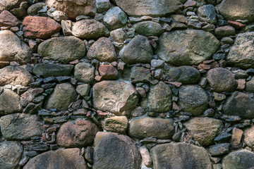 beautiful ancient stone brick wall