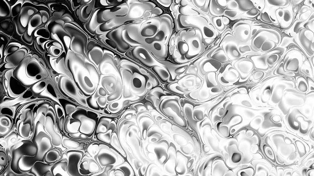 Moving and transform random wavy texture. Abstract psychedelic animated looping footage.