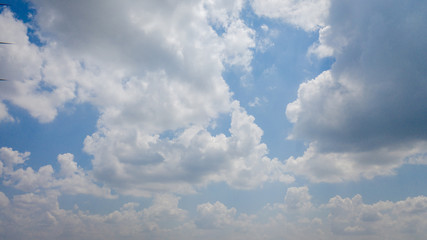 blue sky background with clouds