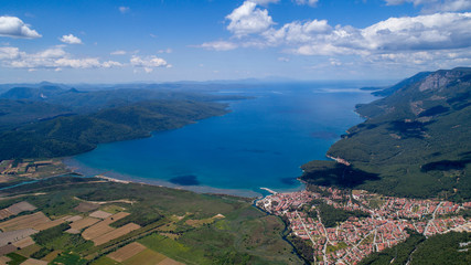 Aerial view of Akyaka - Muğla Turkey