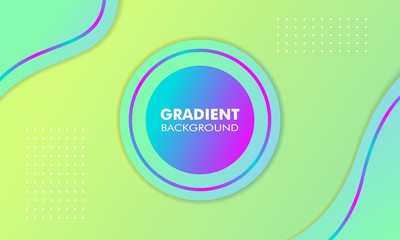 Abstract Gradient Color Background Fresh