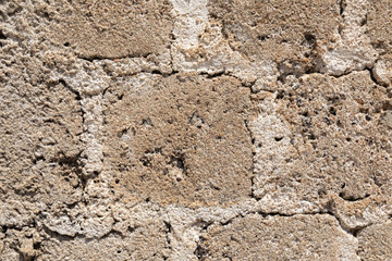 Grey brick wall