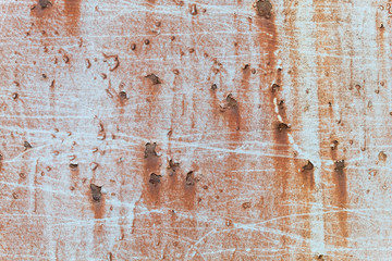 Old Weathered Corrugated Rusty Metal Texture