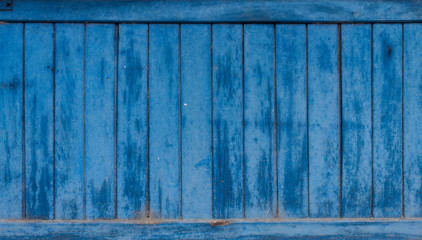 Blue Painted Vertical Wooden Panels