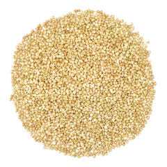 buckwheat isolated on white background