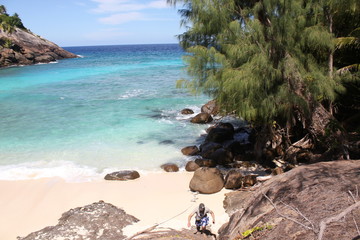 private island indian ocean beach