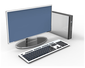 デスクトップパソコン-3D