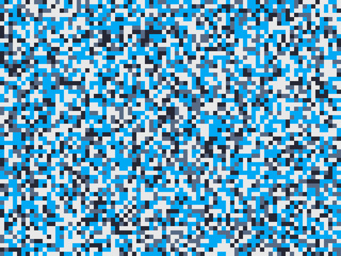 Modern Blue Camouflage Seamless Pattern