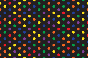 Circle pattern multi color dark abstract background