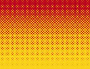 Comics style orange red  flat gradient pattern