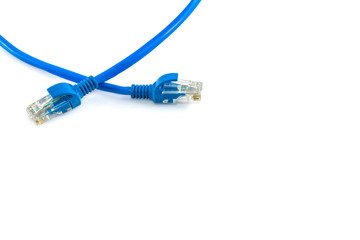Network internet cable isolated