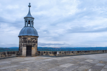 Der Seigerturm in der Festung Königstein in der sächsischen Schweiz