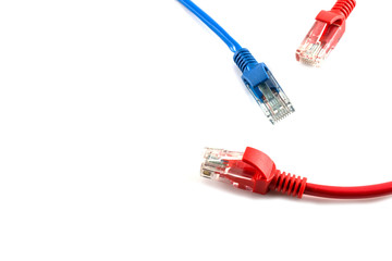 Network internet cable isolated