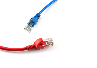 Network internet cable isolated