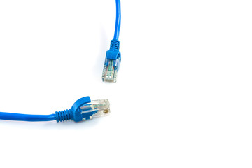 Network internet cable isolated