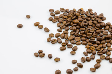 coffee beans isolated