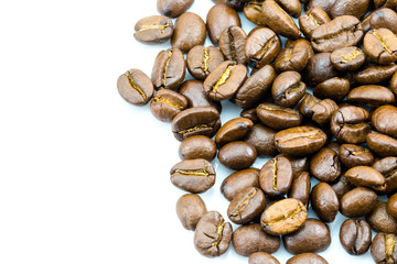 coffee beans isolated