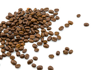 coffee beans isolated
