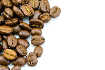 coffee beans isolated