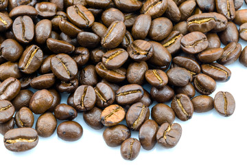 coffee beans isolated