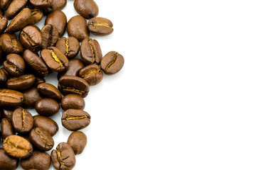 coffee beans isolated