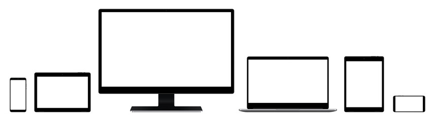 Monitor Notebook Tablet Smartphone collection