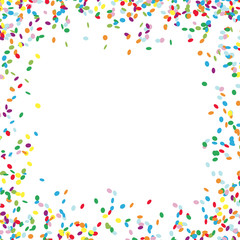 confetti background with free middle