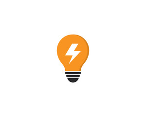 light bulb logo template vector icon illustration design 