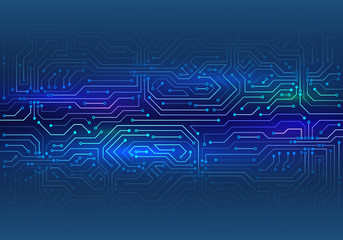 High-tech technology background texture. Circuit board vector illustration. Structure futuristic backdrop.