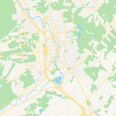 Empty vector map of Saint-Jérôme, Quebec, Canada