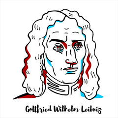 Gottfried Wilhelm Leibniz Portrait