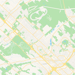 Empty vector map of Blainville, Quebec, Canada