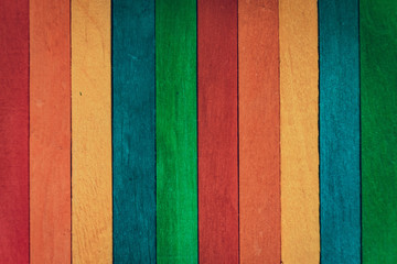 Colorful wood texture background made of sticks