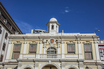 Former City Hall (Iziko Old Town House) building was built in 1755 in Cape Rococo style. Iziko Old Town House housed a collection of Dutch Golden Age works. Cape Town, South Africa.