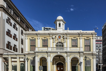Former City Hall (Iziko Old Town House) building was built in 1755 in Cape Rococo style. Iziko Old Town House housed a collection of Dutch Golden Age works. Cape Town, South Africa.