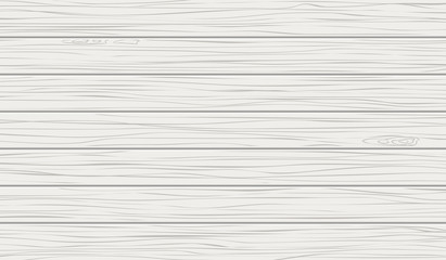 White background or texture, horizontal wooden planks wall, table, floor surface. Light vector illustration