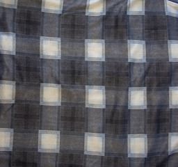 Checkered Fabric Background, Seamless fabric texture background