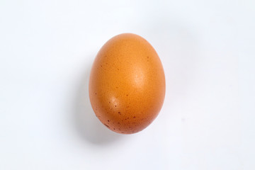 chicken egg isolated on white background