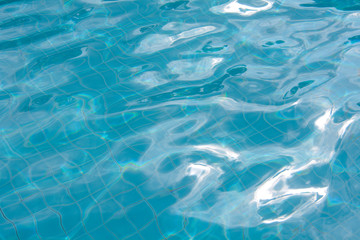 Background of clear pool water