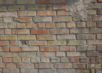 Backgrounds are different, such as: sackcloth, brick wall, paving tiles, sack, burlap