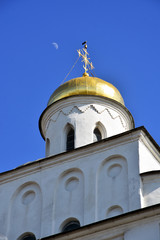 Architecture of Vladimir city, Russia. Golden Gates monument. Famous landmark.