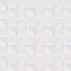 3D pattern made of white and beige geometric shapes, creative background or wallpaper surface made of light and shadow. Futuristic seamless decorative abstract texture design, simple graphic elements